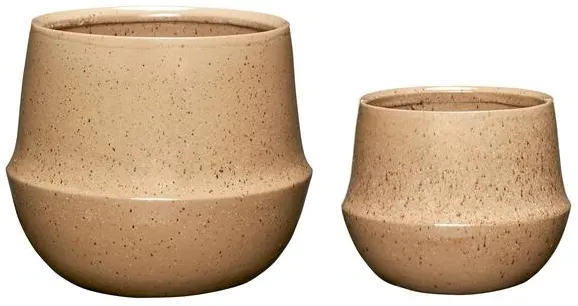 Hübsch Vibe Potte Sand Sæt af 2