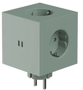 Avolt Square 2 Stikdåse Oak Green