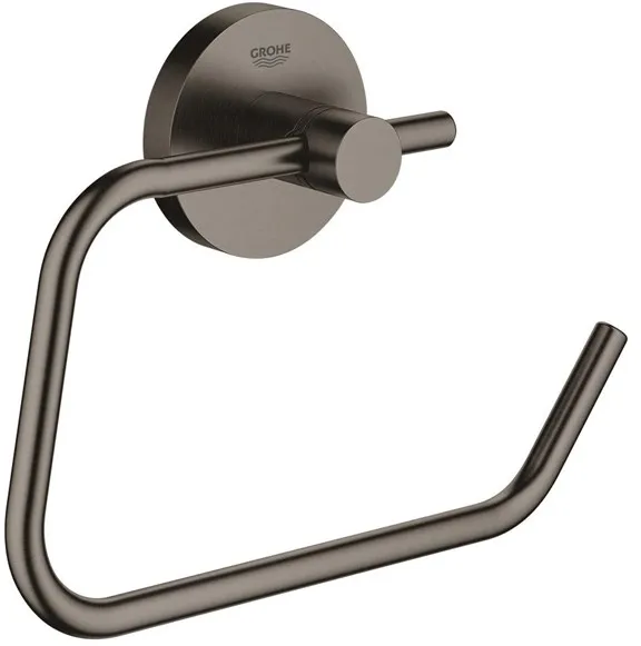 Grohe Essentials toiletrulleholder, børstet hard graphite